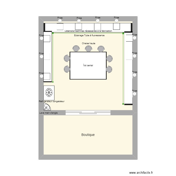 Laboratoire Plan Dessin Par Louise