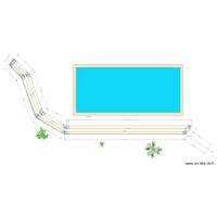 bordure jardin piscine