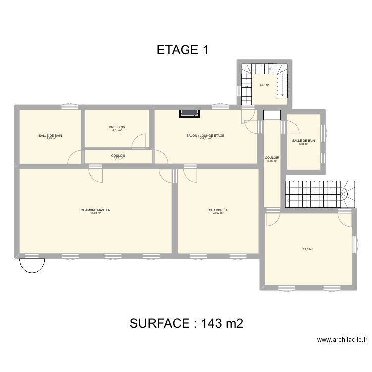 Tour Carr E Er Tage Plan Pi Ces M Dessin Par Arnoauer