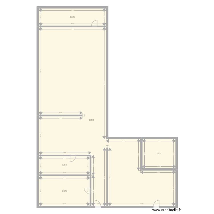 PlanEntreprise Plan 5 pièces 338 m2 dessiné par leahdrch55