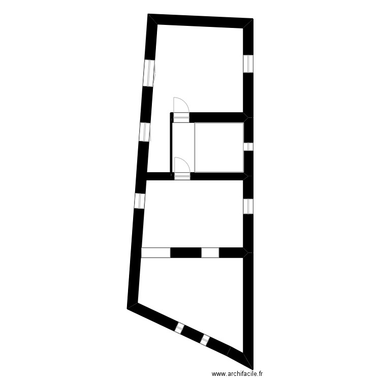 SERV ST PAUL. Plan de 12 pièces et 289 m2