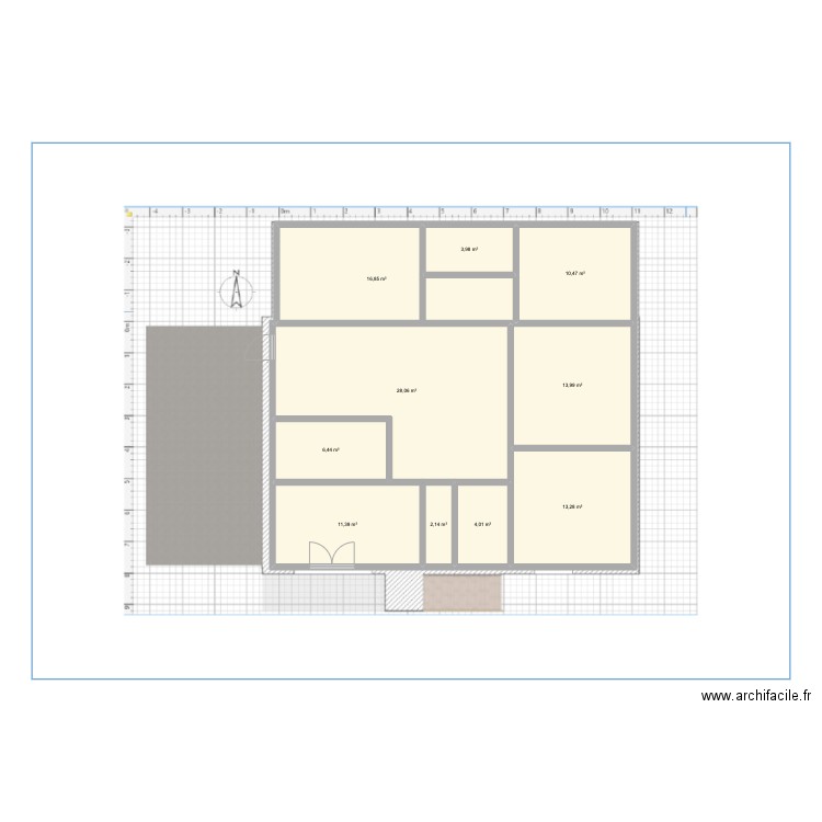 Plourivo V3 Plan 10 pièces 111 m2 dessiné par malgadri