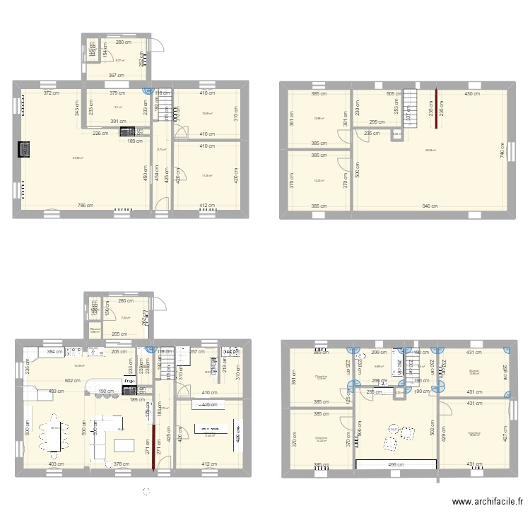 Maison Océane & Clément. Plan de 31 pièces et 403 m2