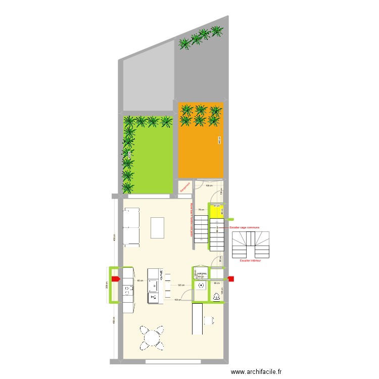 BAUCQ 77 3e étage Def. Plan de 11 pièces et 101 m2