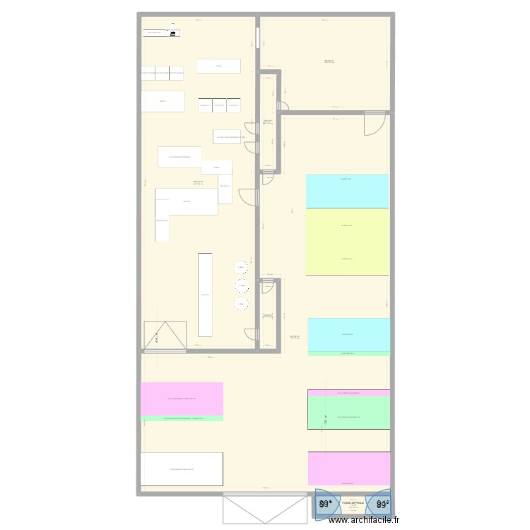 PLAN 1260M2 OPEN SPACE v5. Plan de 0 pièce et 0 m2