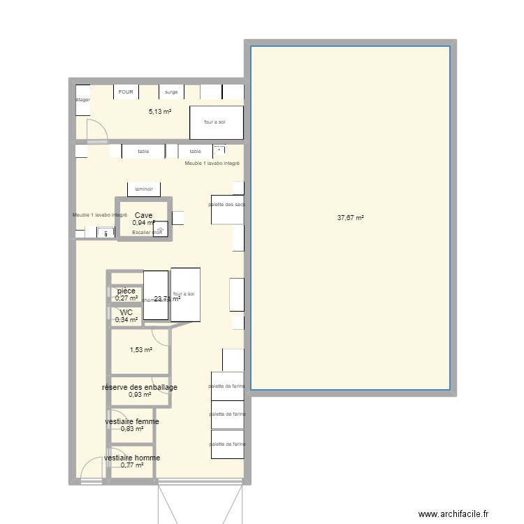 TARTINE ET GOURMANDISE 2. Plan de 0 pièce et 0 m2