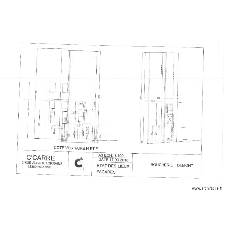 DEMONT PLAN 3. Plan de 0 pièce et 0 m2