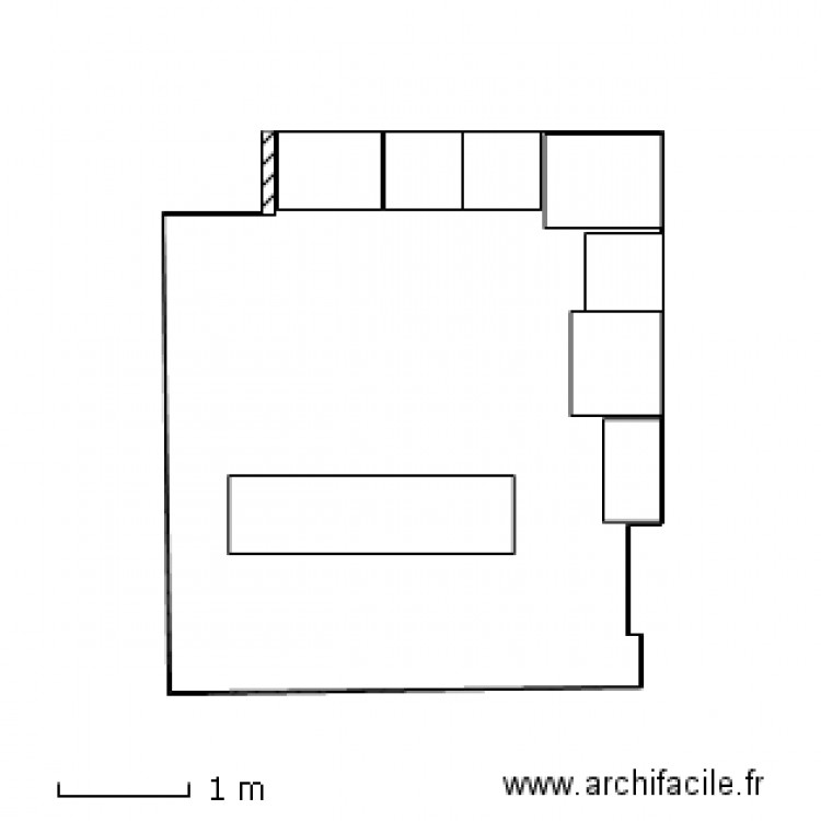 cuisine salle animation. Plan de 0 pièce et 0 m2