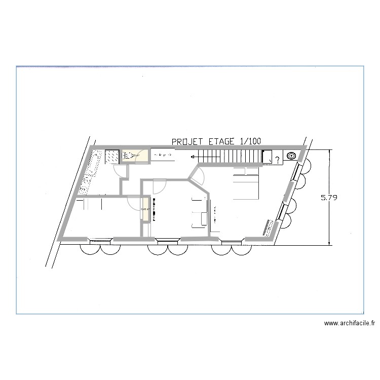 Plan etage valentin Alix. Plan de 0 pièce et 0 m2