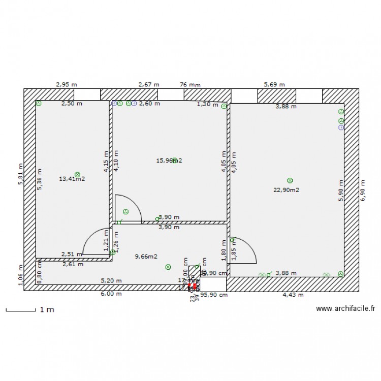 chambre d'amis chambres filles 2015. Plan de 0 pièce et 0 m2