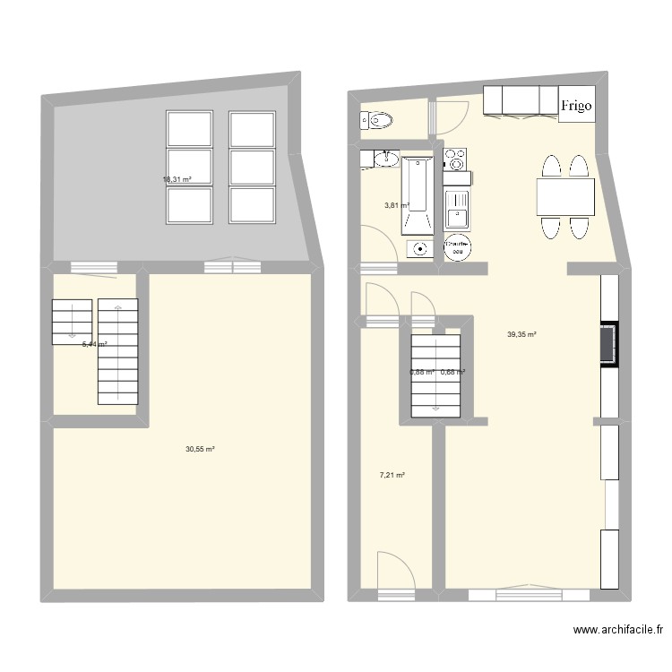 chez moi!. Plan de 8 pièces et 106 m2