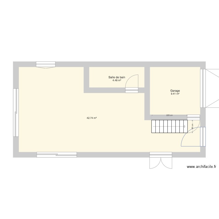 rez de chaussee. Plan de 0 pièce et 0 m2