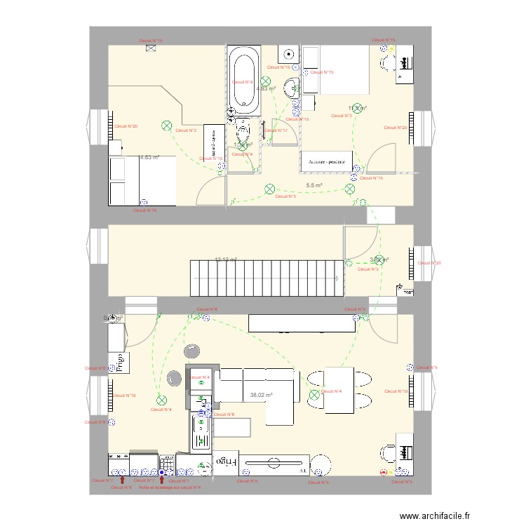 Chez moi. Plan de 0 pièce et 0 m2