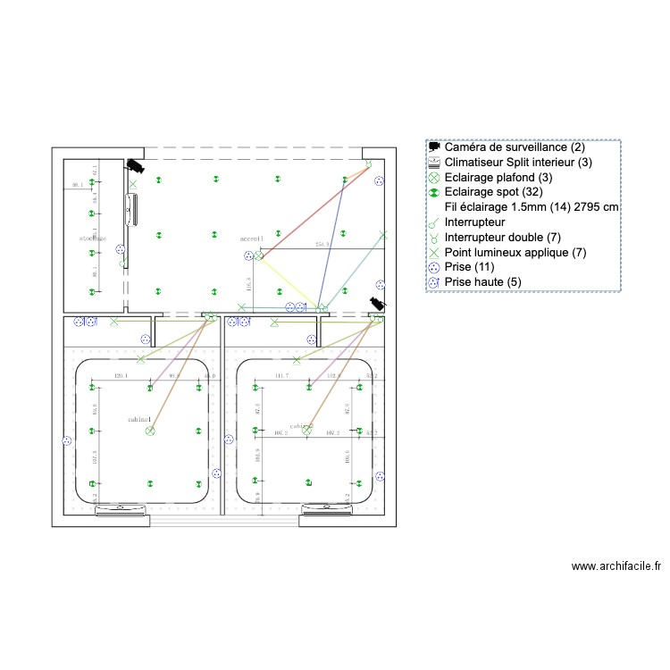 plan sublime institut. Plan de 0 pièce et 0 m2