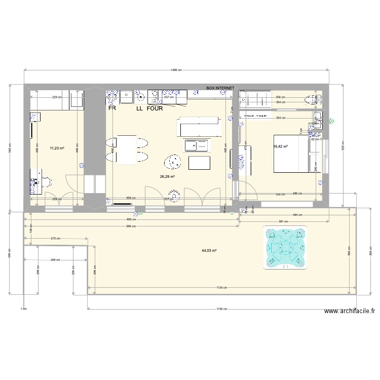 MISE A JOUR COTES V6 TERRASSE. Plan de 0 pièce et 0 m2