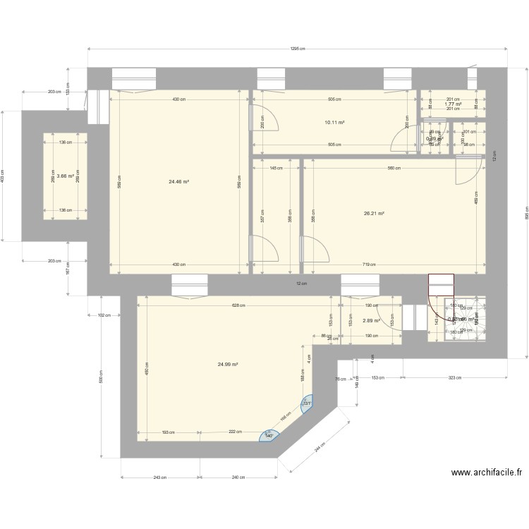 RSD Etage 1. Plan de 0 pièce et 0 m2