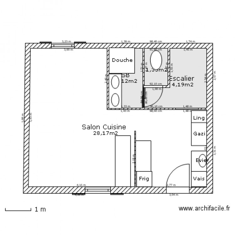 Houat 2. Plan de 0 pièce et 0 m2