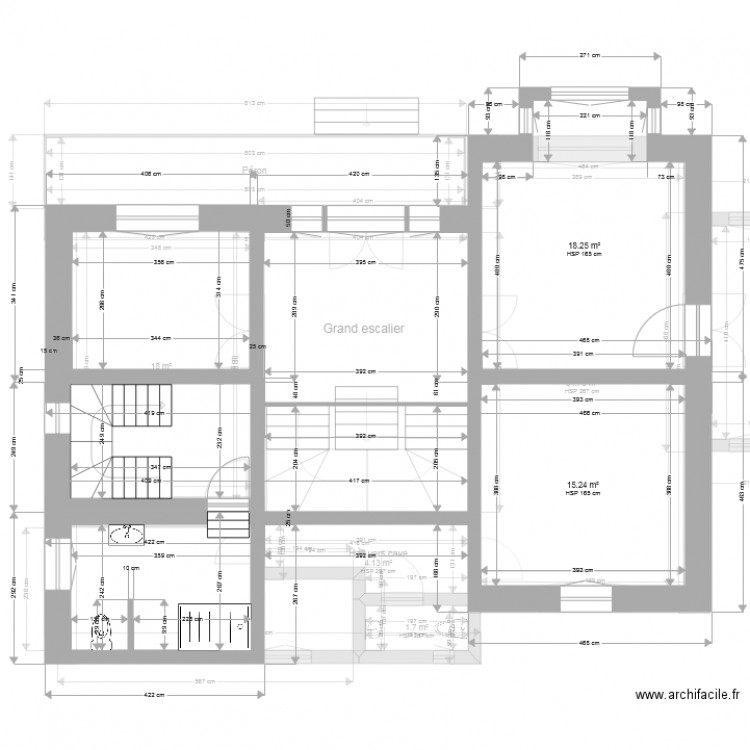 Manoir niveau 2. Plan de 0 pièce et 0 m2