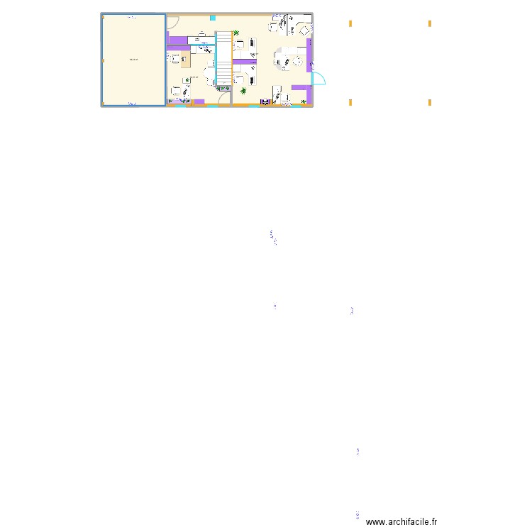 IDZIA N+1 SCÉNARIO 4.5. Plan de 3 pièces et 108 m2