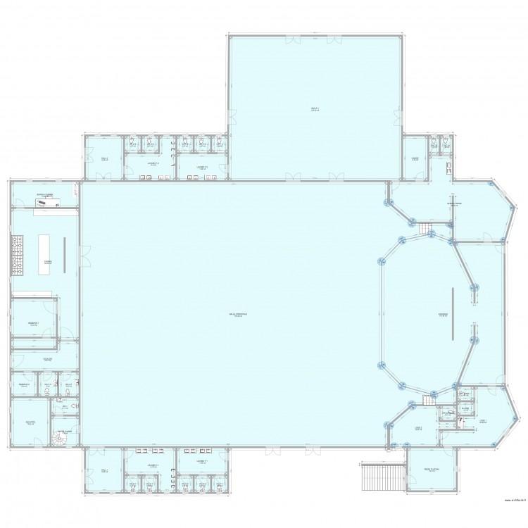 SALLE DE FETE 3. Plan de 0 pièce et 0 m2