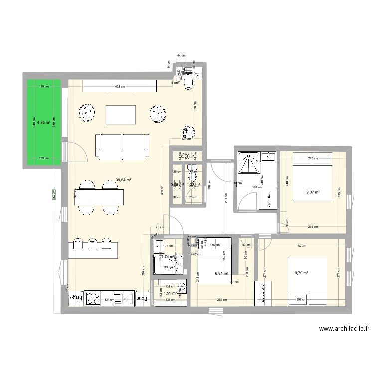 Plan Saint Gervais - Projet. Plan de 0 pièce et 0 m2