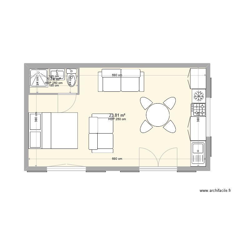 les baillettes 3. Plan de 0 pièce et 0 m2