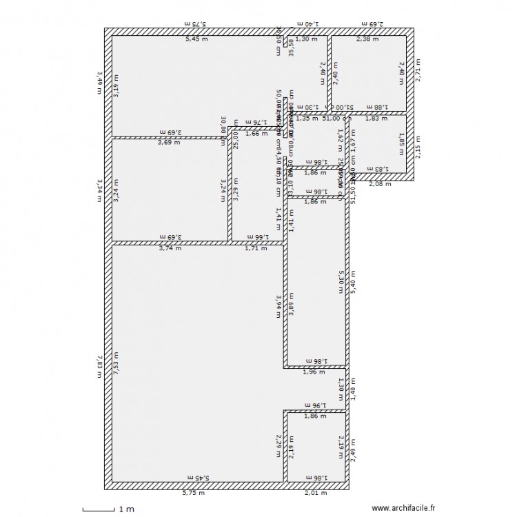 Maison. Plan de 0 pièce et 0 m2