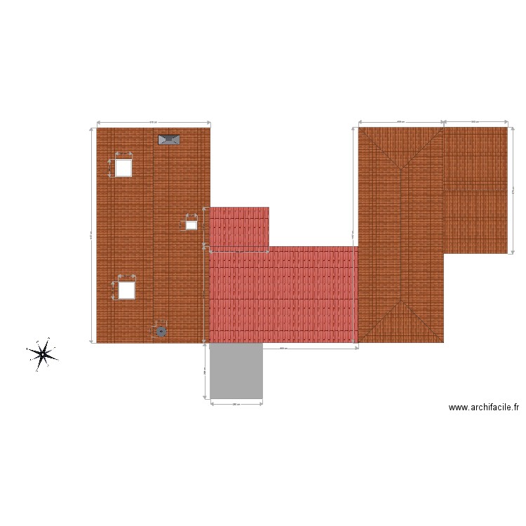 toitures 2. Plan de 0 pièce et 0 m2