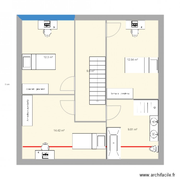 R1 V3. Plan de 0 pièce et 0 m2