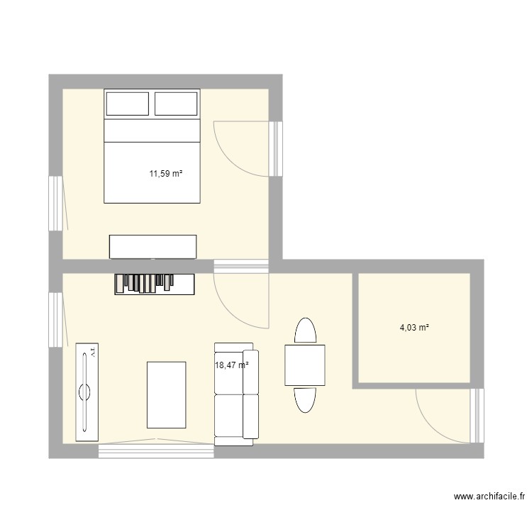 Nanterre 2. Plan de 0 pièce et 0 m2