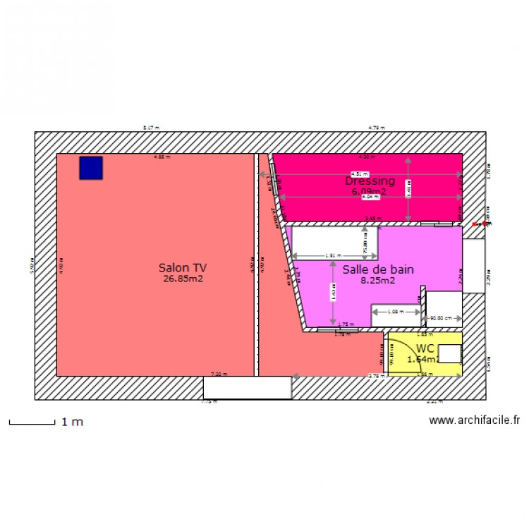 Dessus Garage. Plan de 0 pièce et 0 m2