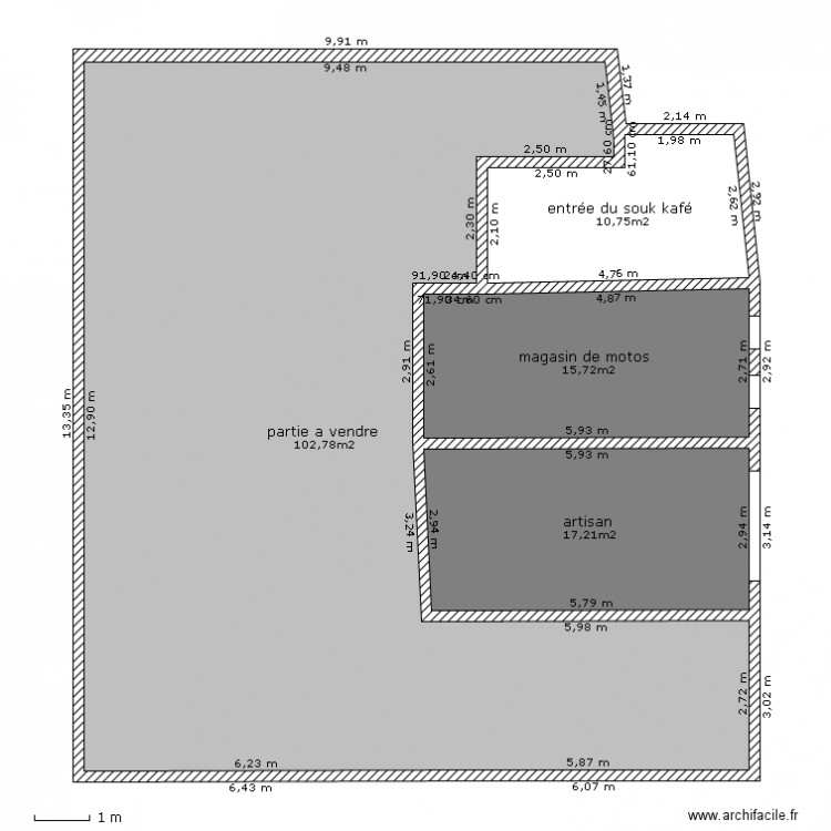 RDC  SK    extention. Plan de 0 pièce et 0 m2