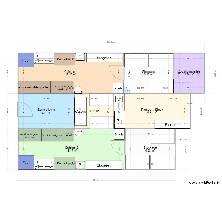 Local 3. Plan de 0 pièce et 0 m2