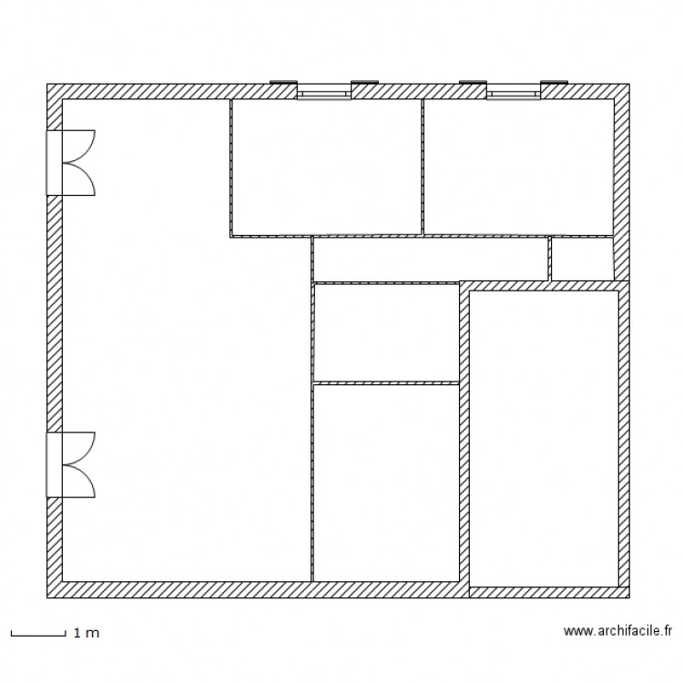 Plan vierge. Plan de 0 pièce et 0 m2