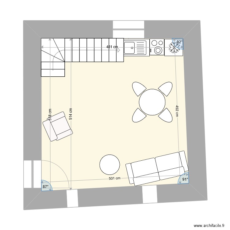 Bergerie ET0.1 fini. Plan de 0 pièce et 0 m2