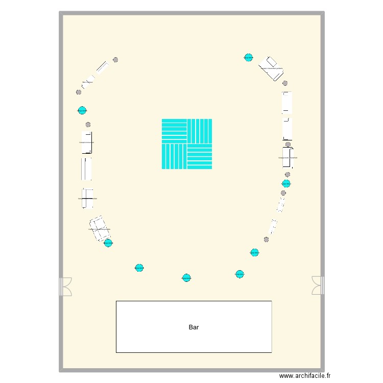 MTL. Plan de 1 pièce et 552 m2