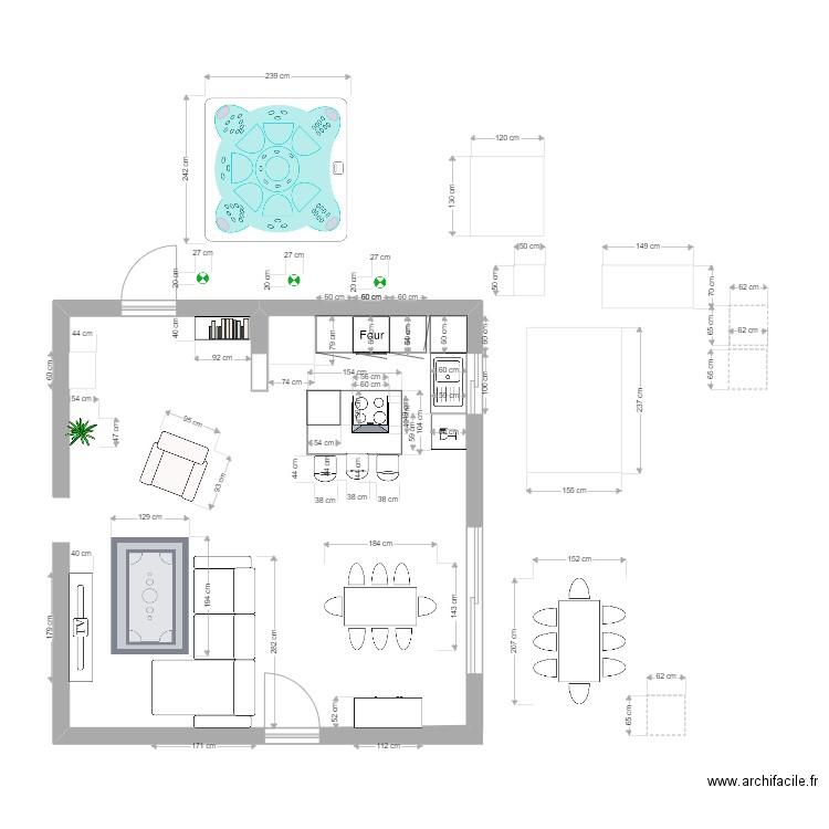 projet. Plan de 0 pièce et 0 m2