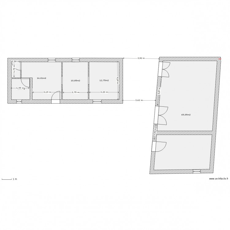 ker cazoules. Plan de 0 pièce et 0 m2