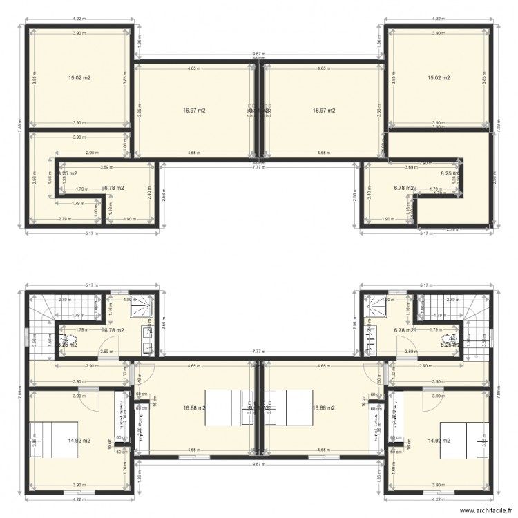 MAISON. Plan de 0 pièce et 0 m2