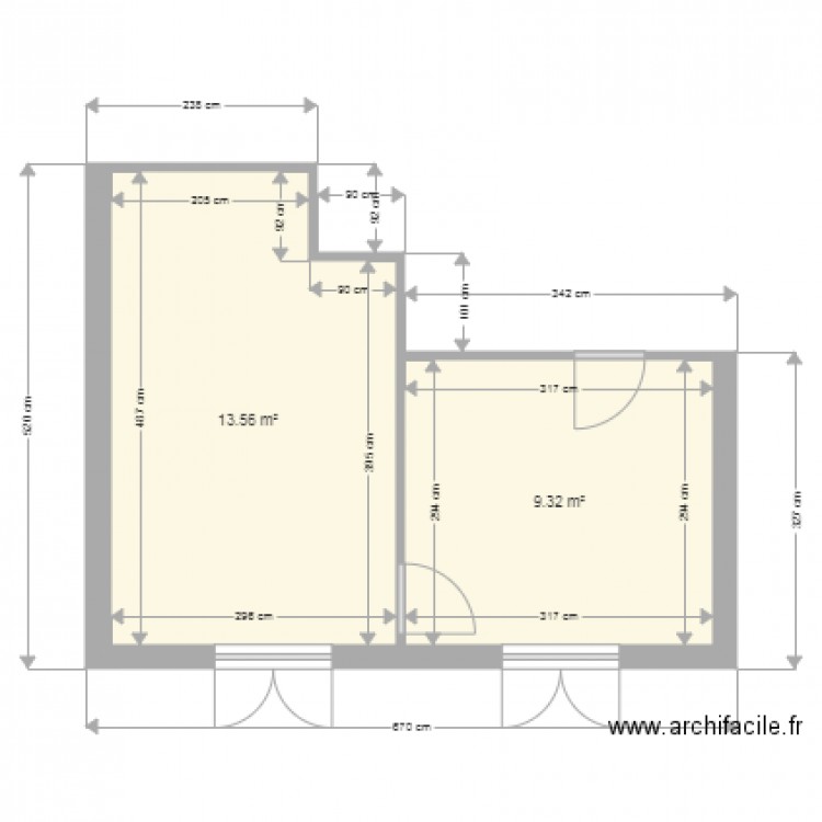 Actuel. Plan de 0 pièce et 0 m2