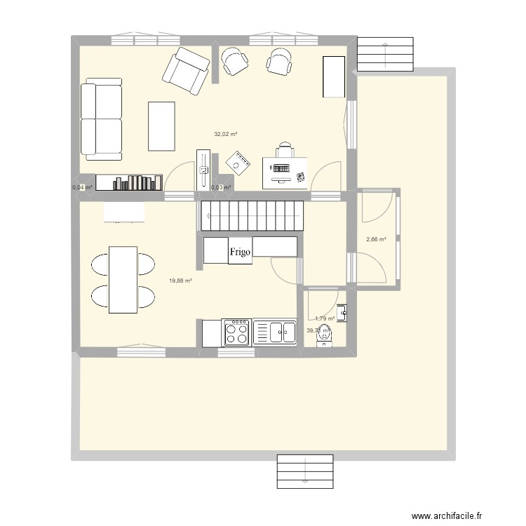 OTTROTT 0. Plan de 0 pièce et 0 m2