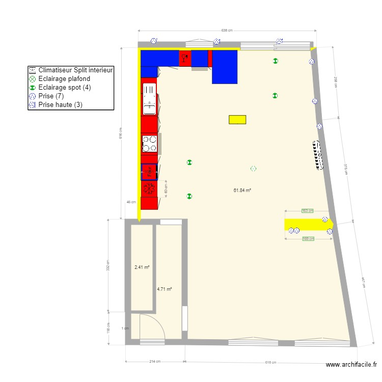 plan maison cuisine 12 janvier. Plan de 0 pièce et 0 m2