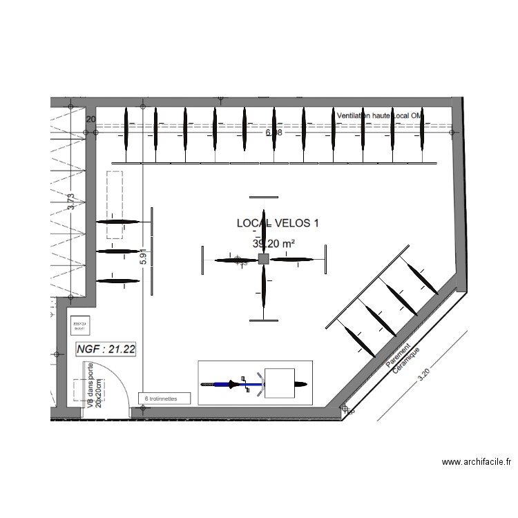 ney sens local 1. Plan de 0 pièce et 0 m2