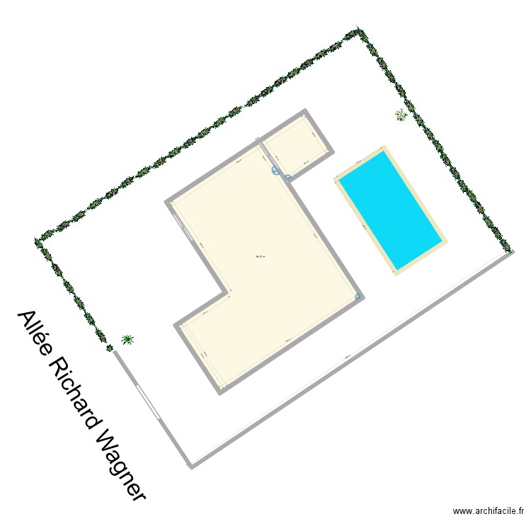 Plan masse Panneau. Plan de 0 pièce et 0 m2