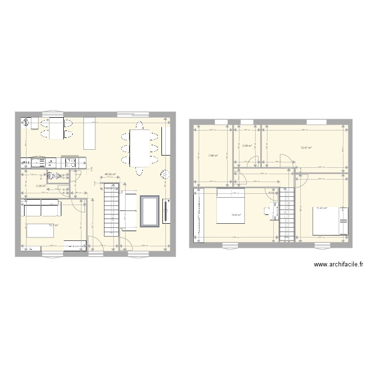 Maison bas. Plan de 0 pièce et 0 m2