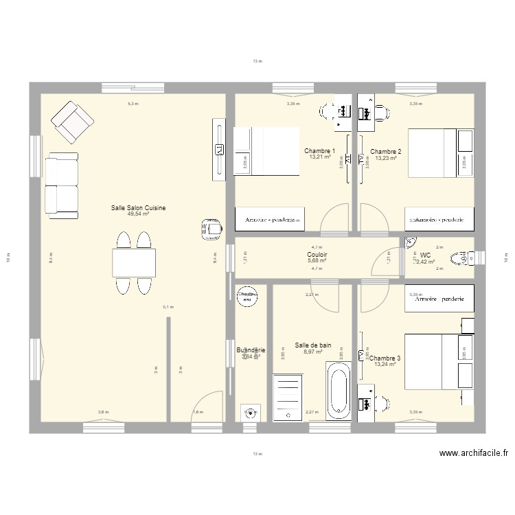 Roussennac Mob. Plan de 0 pièce et 0 m2