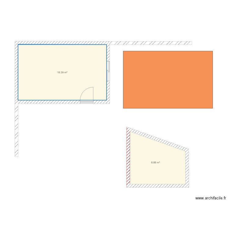 jardin. Plan de 0 pièce et 0 m2