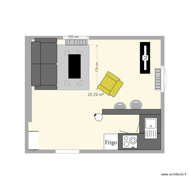 annaig meuble tv. Plan de 0 pièce et 0 m2