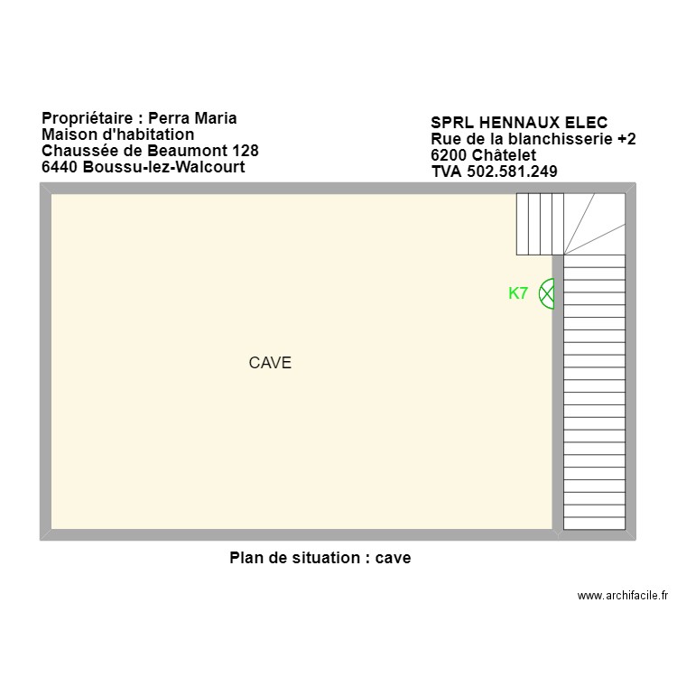 perra cave. Plan de 0 pièce et 0 m2