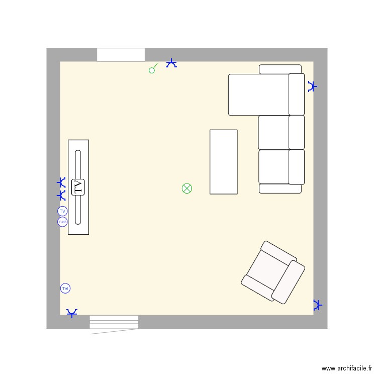 SALON. Plan de 0 pièce et 0 m2